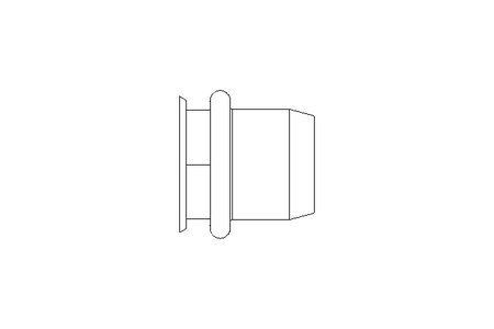 Tuerca remachable ciega M6x9x14 A2