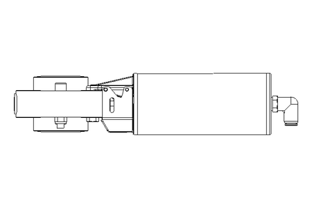 Scheibenventil B DN025 OVO NC E D2