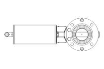 Scheibenventil B DN040 OVO NC E D2