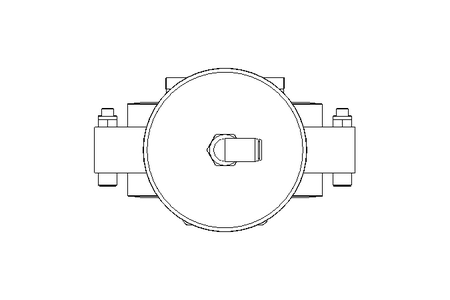 Butterfly valve B DN080 OVO NC E D2