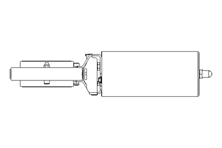 Scheibenventil B DN080 OVO NC E D18