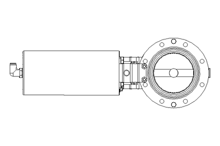 Scheibenventil B DN080 OVO NC E D18