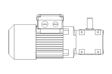 Moteur réducteur 0,37kW 323 1/min