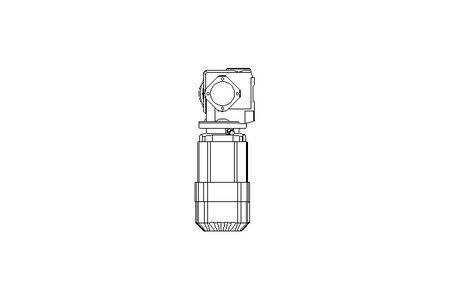 Worm gear motor 0.37kW 48 1/min