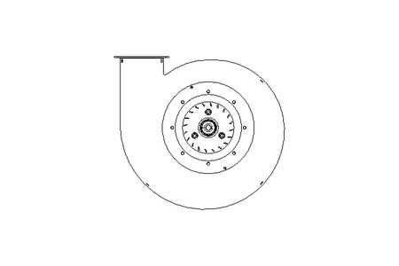 Ventilador radial 460V 3450W