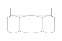 Écrou hexagonal M8 A4 ISO10511