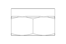 Écrou hexagonal M8 A4 ISO10511