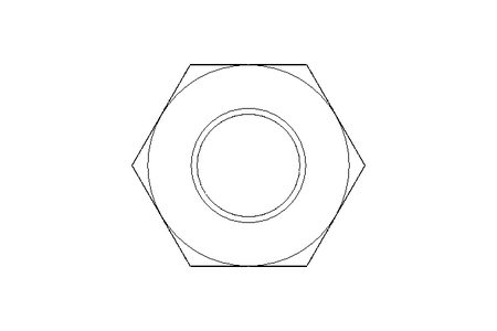 Hexagon nut M8 A4 ISO10511