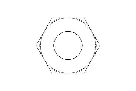 Écrou hexagonal M8 A4 ISO10511