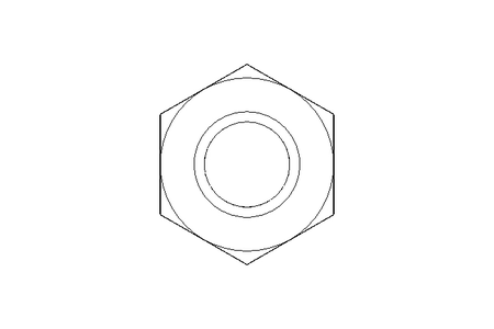 Hexagon nut M10 A4 ISO10511