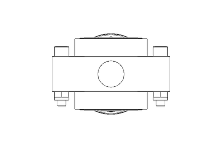 Butterfly valve B DN025 OVO NC E D4