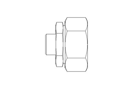 Reducing coupling L 35/10 St ISO8434