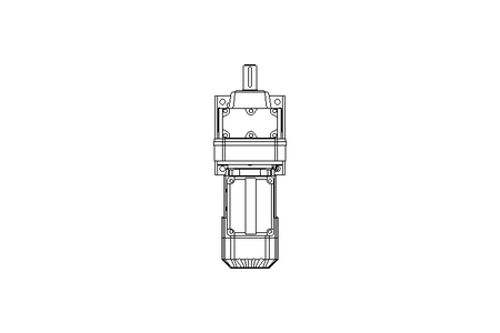 Motor redutor com engren. 0,37kW 18