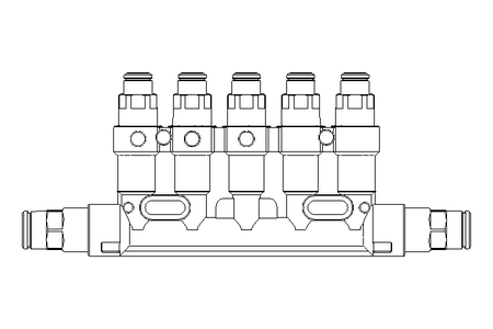 MANIFOLD  5-Fach, 10-10-10-3-6