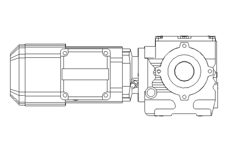 Schneckengetriebemotor 0,55kW 19 1/min