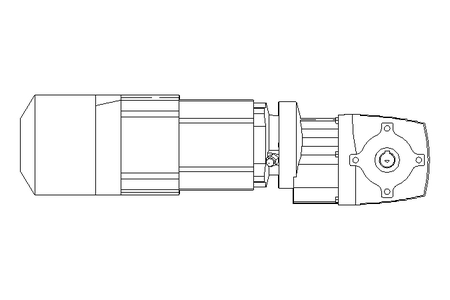 Moteur réducteur 0,37kW 26 1/min