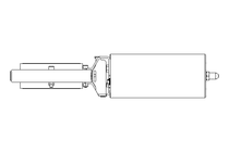 Butterfly valve B DN100 OVO NC E D26