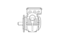Schneckengetriebemotor 0,55kW 50 1/min