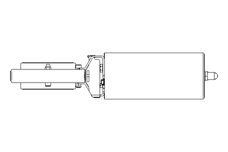Válvula de mariposa B DN080 OVO NC E D36
