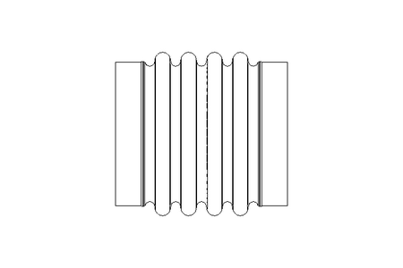 Faltenbalg 154×2 4 Wellen