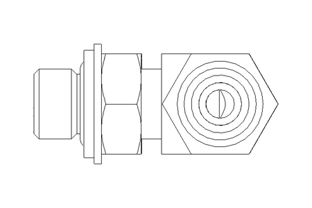 角螺栓紧固装置 L 6 G1/8" St-Zn ISO8434