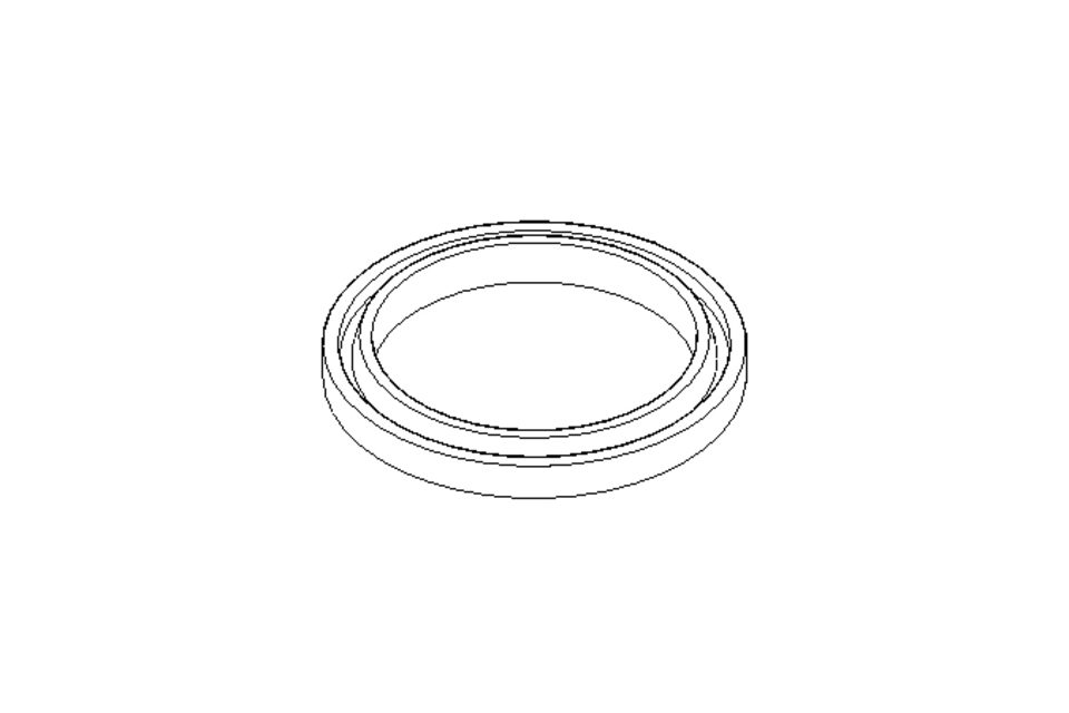 Grooved ring K1 54x70x8 EPDM