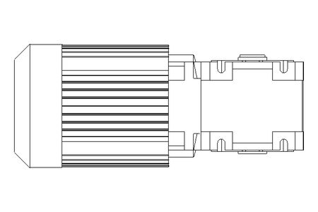 Motorreductor ortogonal 0,15kW 244 1/min