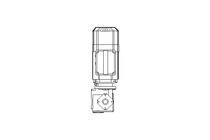 Worm gear motor 0.55kW 57 1/min