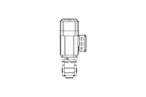 Worm gear motor 0.55kW 57 1/min