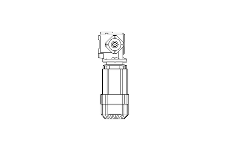 Worm gear motor 0.55kW 135 1/min