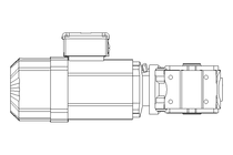 Worm gear motor 0.55kW 50 1/min