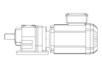 Motorreductor coaxial 0,55kW 48 1/min