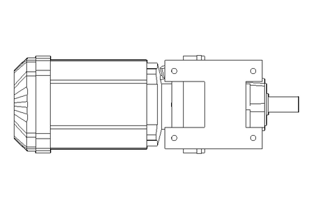 Motorreductor coaxial 0,55kW 48 1/min