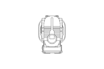 Worm gear motor 0.55kW 58 1/min