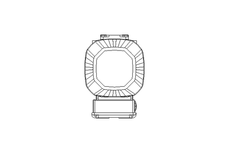 Worm gear motor 0.55kW 58 1/min