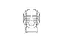 Worm gear motor 0.55kW 56 1/min