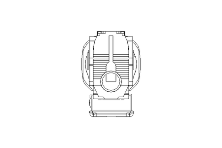 Worm gear motor 0.55kW 56 1/min