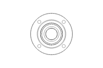 Rodamiento con brida TME FA125.8 40x145