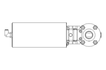 Butterfly valve B DN025 WVW NC E EX