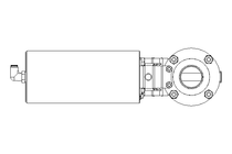 Butterfly valve B DN040 WVW NC E EX