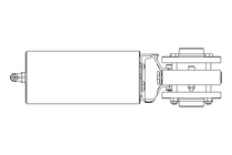 Válvula borboleta B DN040 FVF NC E EX