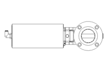 Butterfly valve B DN050 FVF NC E EX