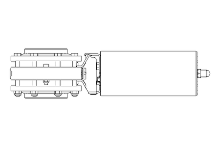 Butterfly valve B DN080 FVF NC E EX