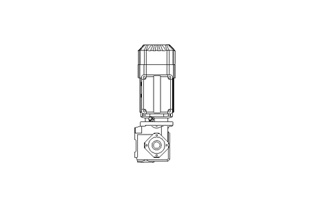 Schneckengetriebemotor 0,55kW 45 1/min