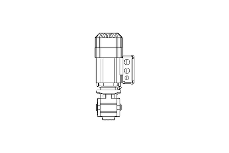 Schneckengetriebemotor 0,55kW 45 1/min