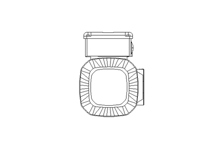 Schneckengetriebemotor 0,55kW 45 1/min