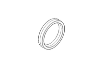 Grooved ring RS01A 33x41x7 PUR
