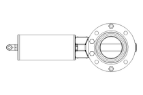 Valvola a farfalla B DN050 OVO NC H