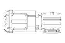 Motorreductor ortogonal 0,55kW 101 1/min