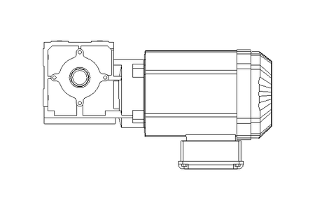 Gear motor 0.55kW 88 1/min